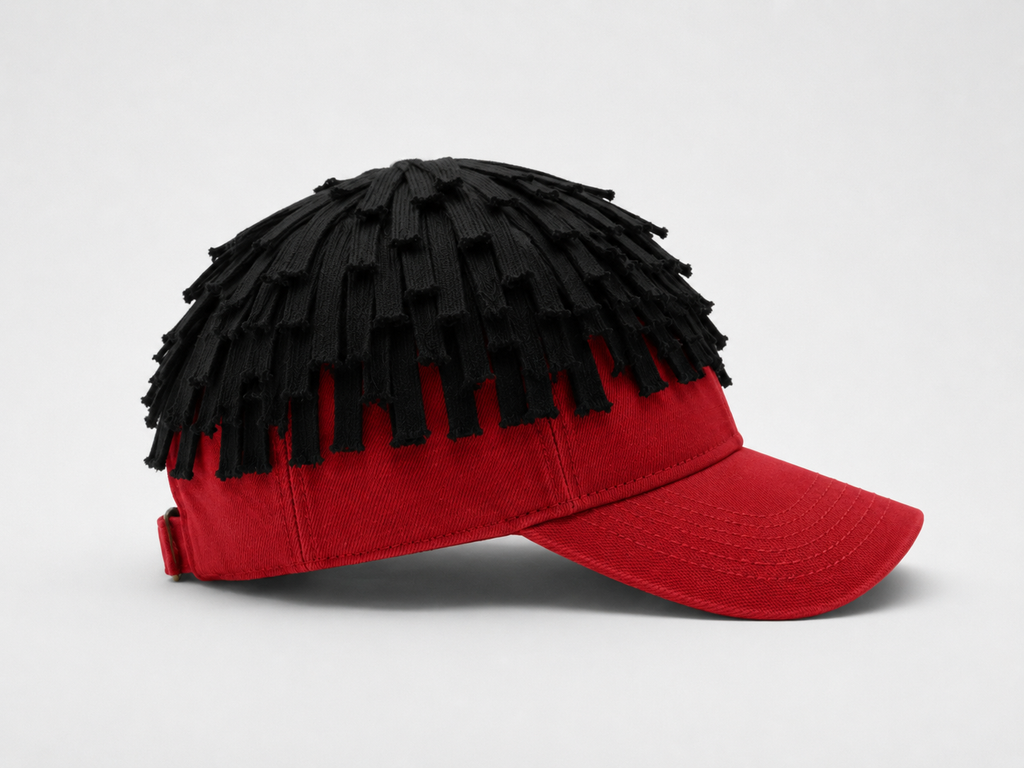 LOKS Rope Texture Cap – Red