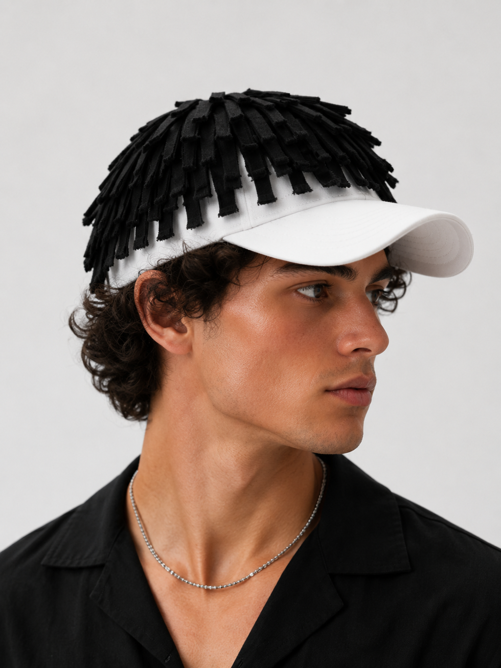 LOKS Rope Texture Cap – White
