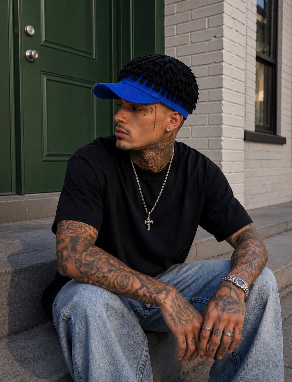 LOKS Rope Texture Cap – Blue