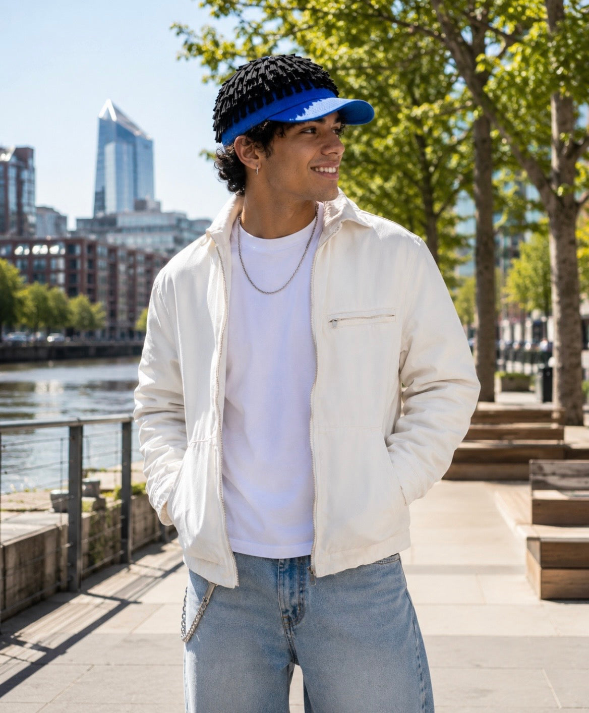 LOKS Rope Texture Cap – Blue