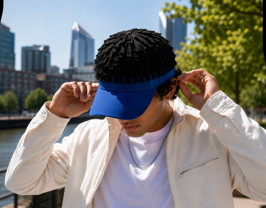LOKS Rope Texture Cap – Blue
