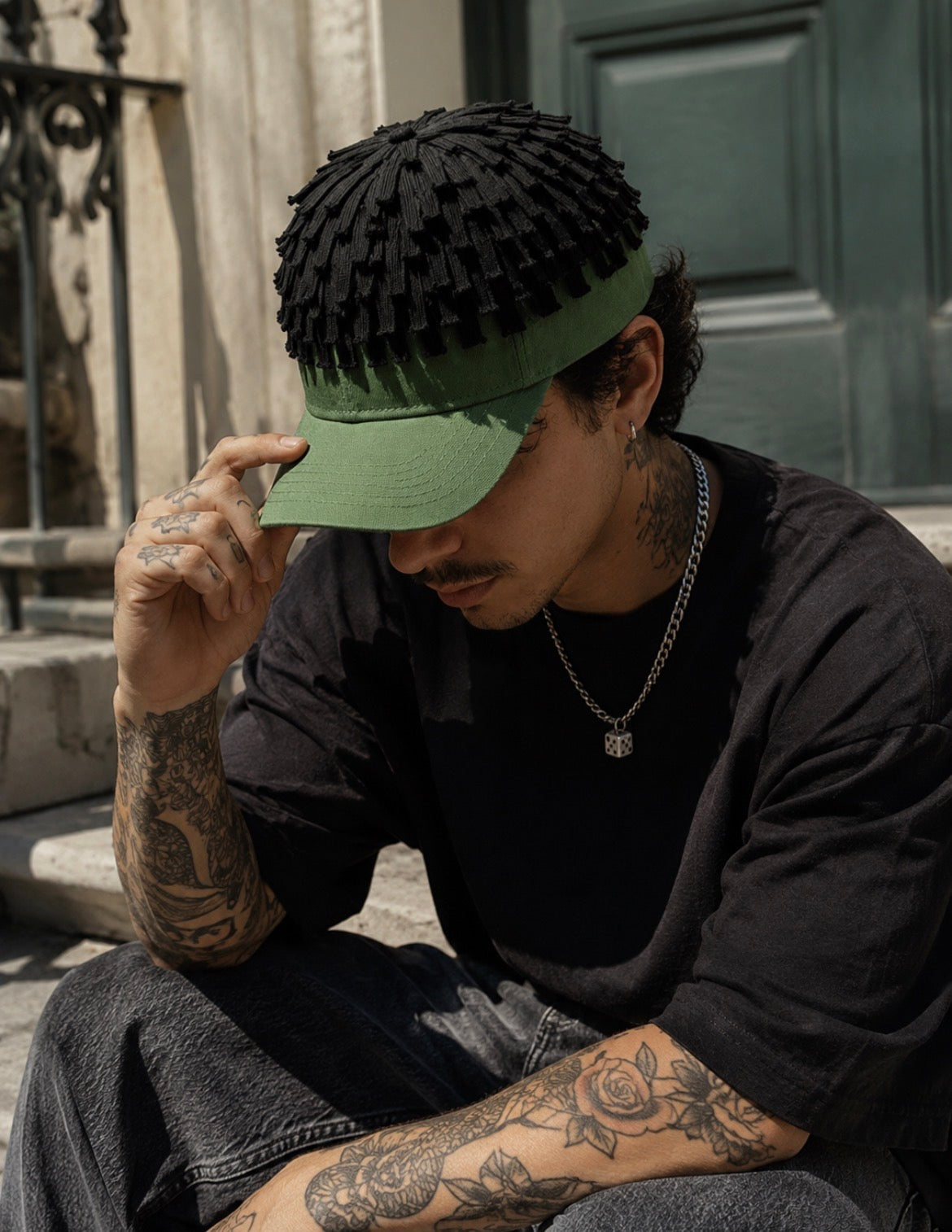 LOKS Rope Texture Cap – Green